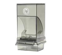 Mangeoire À Oiseaux pour Cage,Bac Alimentaire Transparent avec Perchoir | Accessoires pour Cage À Oiseaux - pour Volière Perroquet Moine Maison Jardin Arrière-Cour Parc Balcon Ferme