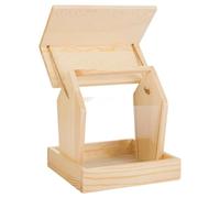 Mangeoire à Oiseaux pour extérieur - Station d'alimentation Suspendue pour Observer Les Oiseaux - Conçu pour Jardin, Balcon, Terrasse, Arbre,Idéale pour Mésanges, Moineaux et Observation de la Faune