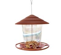 Mangeoire à oiseaux pour jardin - Mangeoire à oiseaux à suspendre en plein air - Outil d'alimentation pour oiseaux imperméable et anti-poussière pour jardin, balcon, branche d'arbre, patio,