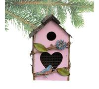 Mangeoire à oiseaux pour l'extérieur - Jolie maison d'extérieur à suspendre - Élégante cage à oiseaux décorative, multifonctionnelle, protectrice pour les sanctuaires