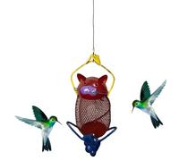 Mangeoire À Oiseaux Pour L'Observation Des Chats,Station de Nourrissage Très Robuste en Forme de Chat,À Crochet Anti-Écureuils pour Petite Mangeoire Colibris - Pour L'Observation De La Faune Au Jardin