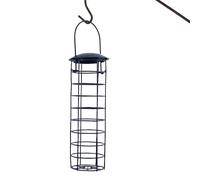 Mangeoire à oiseaux sauvages pour le jardin - 24 cm en fer et polypropylène à suspendre pour jusqu'à 4 boules de graisse, facile à remplir et idéale pour attirer les oiseaux dans le jardin, la