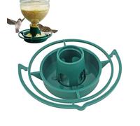 Mangeoire à Oiseaux Suspendue - Distributeur à Bouteille avec Plateau,Plat De Nourriture pour Oiseaux | pour Fenêtre Balcon Terrasse Jardin Attirer la Faune Sauvage Arrière-Cour