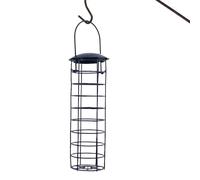 Mangeoire à Oiseaux Suspendue pour Boules de Graisse - Distributeur Extérieur Résistant aux Intempéries - Jusqu'à 4 Boules - Design Pratique avec Toit Ouvrant