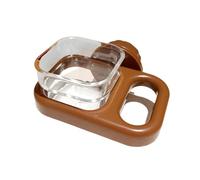 Mangeoire à oiseaux transparente avec pince anti-déversement pour cage à oiseaux et eau pour perroquets et petits animaux