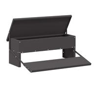 vidaXL Nourrisseur à pédale pour Poules Noir 48,5 x 39,5 x 19 cm, Jardin et terrasse, Moderne, Durable, détendez-Vous dans Votre Espace extérieur, savourez des Moments sympas avec Vos Proches