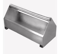 Mangeoire à pigeons en acier inoxydable avec barre transversale pivotante, mangeoire double face pour poussins, canards, oiseaux et perroquets