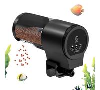 Mangeoire à poisson pour aquarium, distributeur de nourriture pour poissons manuel automatique - Distributeur de nourriture domestique de 100 ml avec minuterie de 12 h, 24 h, 48 h pour Guppy Koi