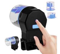 Mangeoire à poissons d'aquarium - Distributeur de nourriture pour poissons à piles pour aquariums, étangs, tortues et crevettes, parfait pour la maison, l'école, l'animalerie, les vacances ou