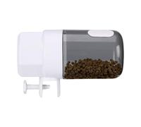 Mangeoire à poissons régulable avec minuterie automatique alimentée par piles pour aliments secs granulés et flocons