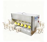 Mangeoire à porcelets avec source sonore - Biberon d'allaitement en acier inoxydable pour porcelets et agneaux, comprend 10 , idéal pour les fermes et les pâturages