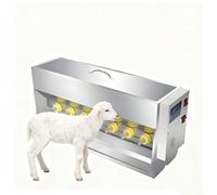 Mangeoire à porcelets avec source sonore - Biberon d'allaitement en acier inoxydable pour porcelets et agneaux, comprend 10 , idéal pour les fermes et les pâturages