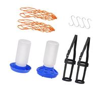 Mangeoire à poulet avec structure anti-déversement pour la gestion du jardin