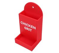 Mangeoire à Poulet en Plastique Rouge pour Alimentation Automatique des Poussins Canards Cailles - 1 Unité