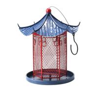 Mangeoire à Suspendre Mangeoire à Oiseaux Suspendue for extérieur, Nourriture, Balcon, Jardin, Villa, décoration de pavillon en métal