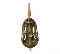 Mangeoire à tortues en plastique ABS Olive 7,5 x 2,5 cm | Idéal pour la pêche à la carpe, attire rapidement les gros poissons, même la propagation des appâts, diverses conditions