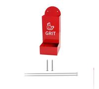 Mangeoire à volaille de jardin en fer antirouille pour plusieurs poulets Empêche le gaspillage alimentaire Grande capacité