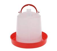 Mangeoire Abreuvoir bébé Poussin Abreuvoir avec poignée de Transport capacité 1.5 L Eau de Poulet Fournitures pour Animaux de Compagnie Automatique Chat