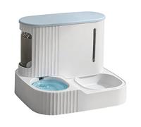 Mangeoire amovible pour chat, grand abreuvoir pour animaux de compagnie, distributeur de nourriture avec réservoir de 3 L, dispositif d'alimentation automatique, kit d'intérieur pour la maison avec ne