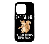 Mangeoire Amusante pour écureuil Vide à Nouveau Coque pour iPhone 15 Pro