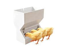Mangeoire Automatique à Canards Mangeoire Murale Anti-gaspillage à volaille | Distributeur de nourriture pour volaille Pour canetons, cailles, oiseaux, poulailler, extérieur, jardin, ferme, enclos