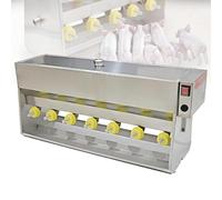 Mangeoire automatique à lait en acier inoxydable, double face, son simulé, station d'alimentation en silicone pour fermes et ranchs, 14 têtes