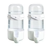 Mangeoire Automatique à Oiseaux | Outil d'Abreuvement Automatique 2 Pièces à Clipser,Distributeur d'eau pour Oiseaux | Petite Perruche Calopsitte Inséparables Conure Perroquet Canari Hérisson