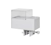 Mangeoire automatique à poissons, alimentation intelligente, 12 x 8,4 x 9,9 cm, contrôle des portions réglable, moteur silencieux, accessoire d'aquarium pour la maison, tortue, hamster, eau douce et