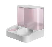 Mangeoire automatique + abreuvoir pour nourriture pour animal domestique, bol anti-fuite, fontaine à eau 2 en 1, vaisselle pour animal domestique