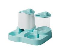 Mangeoire automatique compacte, distributeur de nourriture, unité d'économie d'espace, base antidérapante, fournitures quotidiennes pour animaux de compagnie avec recharge gratuite, bol d'eau intégré