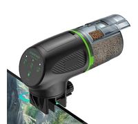 Mangeoire Automatique d'Aquarium | avec Minuteur Et Distributeur Rotatif À 360 Degrés - Mangeoire Automatique 200 ML pour Poissons | pour Nourrir Guppy, Betta, Granules, Vacances Et Étang