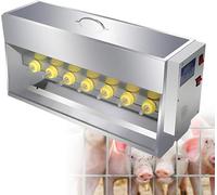 Mangeoire automatique de lait de porcelet, en acier inoxydable, température constante, 10/14 en silicone, station d'alimentation pour fermes et ranchs