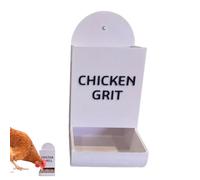 Mangeoire automatique de poulet : mangeoire de volaille galvanisée de capacité avec couvercle, conteneur d'alimentation pour volailles de volaille avec clips - Mangeoires de hick à l'épreuve du ro