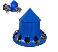 Mangeoire Automatique for Pigeons de Grande capacité, bac à 5 Trous for Une Alimentation Collective paisible for Tous Les Oiseaux, Durable et Facile à Monter(3.5kg)