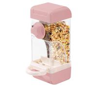 Mangeoire Automatique Oiseaux - Distributeur 500ml | Cage sans Désordre avec Perchoir Capacité Importante pour Perroquet Perruche Calopsitte Canari Pinson Maison Jardin