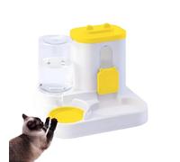 Mangeoire automatique pour animaux de compagnie 2 en 1 - Distributeur de nourriture et d'eau de grande capacité, solution d'alimentation à l'épreuve des déversements, facile à nettoyer | Maison Séjour