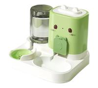 Mangeoire Automatique pour Animaux de Compagnie, Distributeur d'eau de capacité 1500 ML, Distributeur Nourriture pour Chat Anti-colmatage 2200 ML pour Petit Chien Chiot Chat Chaton, m