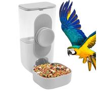 Mangeoire automatique pour cage, nourriture pour cage à oiseaux et eau | Conteneurs alimentaires automatiques transparents, accessoires de cage pour cockatiels, à remplir jusqu'à ce qu'ils soient