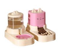 Mangeoire automatique pour chat avec distributeur d'eau de grande capacité | Abreuvoir antidérapant avec remplissage automatique, bols élégants pour l'alimentation du chien