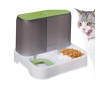 Mangeoire automatique pour chat | Mangeoire automatique pour chat - Distributeur automatique de nourriture pour chien, distributeur d'eau de grande capacité, distributeur de nourriture pour animaux de