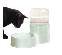 Mangeoire automatique pour chat - Système de station d'alimentation de grand volume, organisateur de repas stable sans basculement, réservoir de boisson séparé, construction, fournitures multicolores