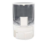 Mangeoire Automatique pour Chats et Chiens avec Rangement séparé Rotatif pour Aliments secs et humides, Distributeur d’Aliments et d’Eau 2 en 1 pour Petits et Moyens Animaux de (Grise)