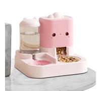 Mangeoire automatique pour chats - Structure du réservoir relevée avec distribution automatique, support pour croquettes avec protection contre l'humidité, distribution des rations équilibrées