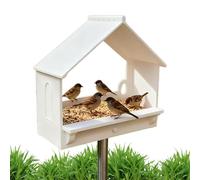 Mangeoire automatique pour fenêtre - Dos transparent - Mangeoire pour oiseaux, pour l'extérieur, fenêtre de jardin, balcon d'hiver, plate-forme d'observation - Clôture naturelle