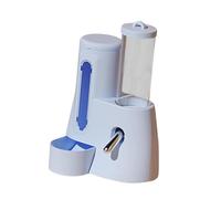 Mangeoire automatique pour hamster et bouteille d'eau 80 ml Distributeur automatique Léger Transparent Gamelle pour petits animaux gerbilles nains 125 ml Bleu