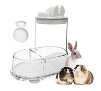 Mangeoire automatique pour hamsters - Mangeoire transparente pour hamsters | Distributeur automatique pour petits animaux Distributeurs automatiques par gravité, arc alimentaire, adapté aux petits ani