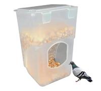Mangeoire automatique pour oiseaux - Distributeur de nourriture anti-éclaboussures pour animaux de compagnie, récipient d'alimentation durable, mangeoire à oiseaux à recharge facile | Canari, cacatoès