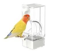 Mangeoire automatique pour oiseaux, distributeur de nourriture pour perruches, station d'alimentation de de grande capacité avec verrou, système d'alimentation pour oiseaux monté sur cage