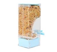 Mangeoire automatique pour oiseaux, distributeur de nourriture pour perruches, station d'alimentation de de grande capacité avec verrou, système d'alimentation pour oiseaux monté sur cage