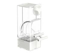 Mangeoire automatique pour oiseaux - Distributeur sans cage | Boîte | Récipient anti-éclaboussures avec séparateur de paillettes pour perruches, calopsittes, perruches, inséparables